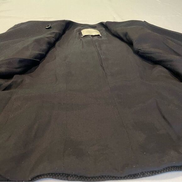 Pierre Balmain Women's Black Double-Breasted Military Blazer Size 38 - Picture 11 of 12